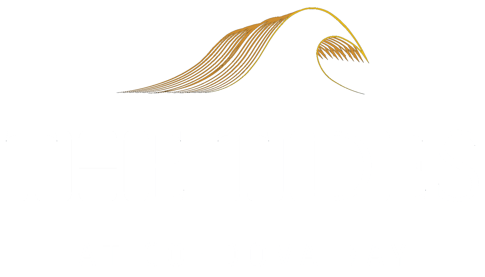 The Tides at Cordova Bay logo white